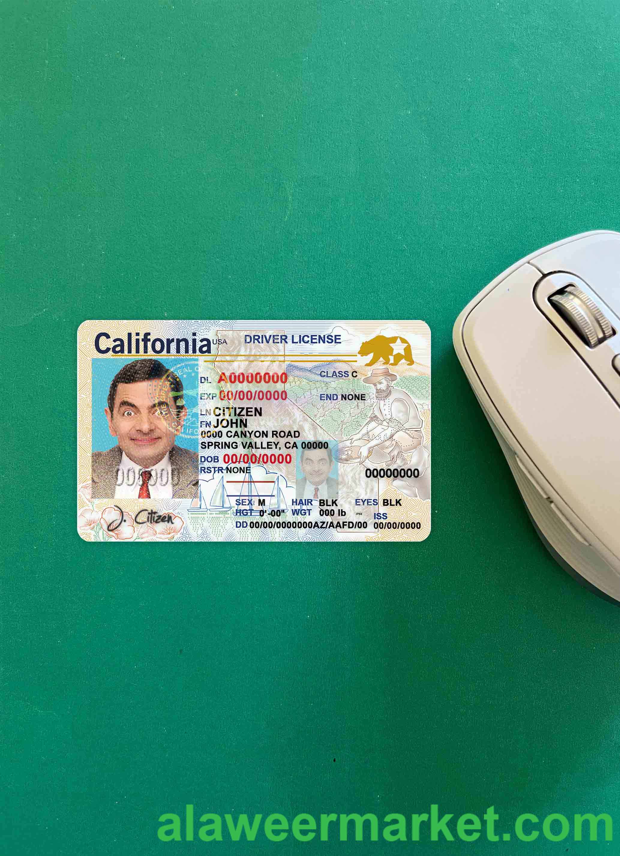 USA California DL (2018, January – present) photolook FRONT